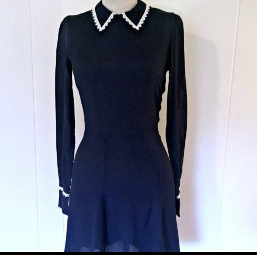 Reformation Jam Dress In Navy Blue